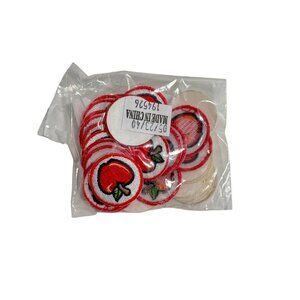 Cubbies Red Apple Emblem (20 pack) Patches New Open Package